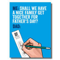 Family Get Together Father's Day Card